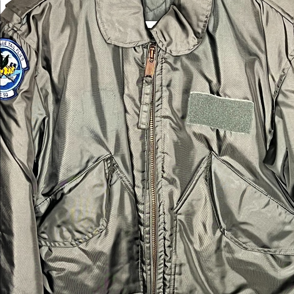 Vintage Military Issue Bomber Flight Jacket Gem